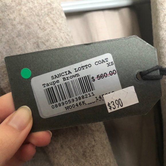 allsaints sancia lotto wool coat nwt - Picture 4 of 7